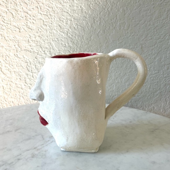 Handcrafted Nose and Lips Mug - Picture 5 of 8